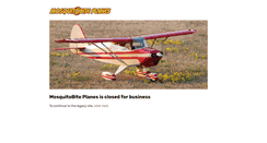 Desktop Screenshot of mosquitobiteplanes.com