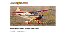Tablet Screenshot of mosquitobiteplanes.com